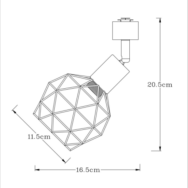 Светильник на шине ARTE Lamp A6141PL-1BK