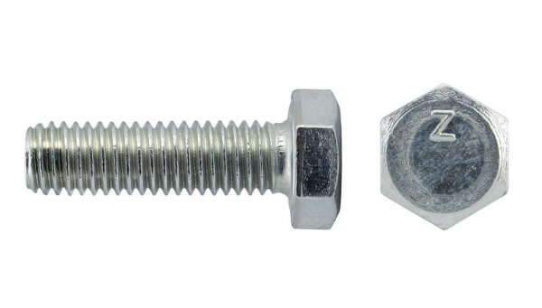 Болт с шестигранной головкой М6х25 DIN 933 класс прочн. 8.8 оцинк. (пакет) (уп.18шт) Tech-Krep/Zitar 102958
