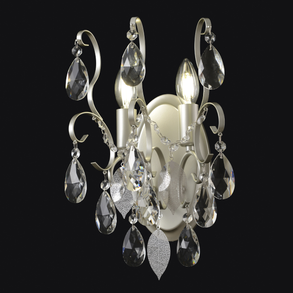 Crystal Lux Бра Crystal Lux ESMIRALDA AP2 SILVER