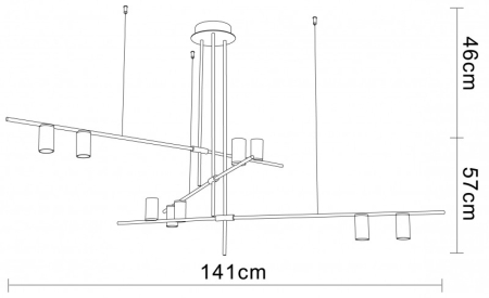Подвесной светильник Divinare 1126/04 PL-9