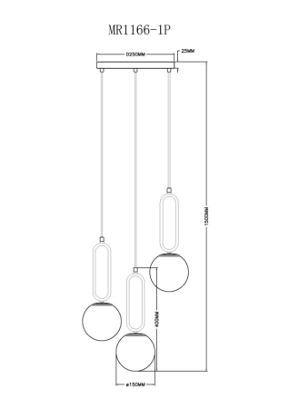 Подвесной светильник MyFar MR1166-1P