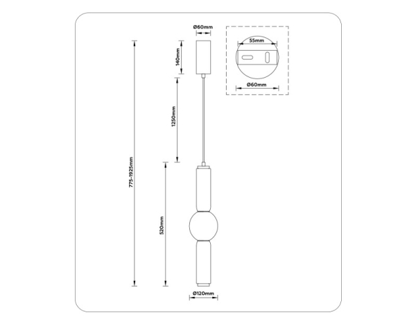 Подвесной светильник Ambrella Light LH11023