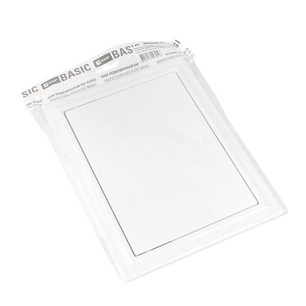 Люк ревизионный 150х200 пластик с нажимным замком Basic EKF lpnz-150x200