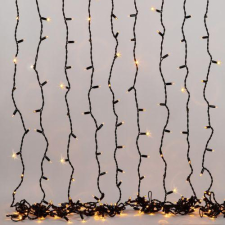 Гирлянда светодиодная "Занавес" 3х2м 600LED желт. ERAPS-Z Эра Б0060547