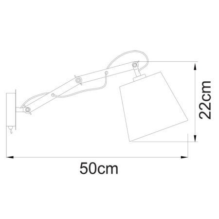 Бра ARTE Lamp A5700AP-1BK
