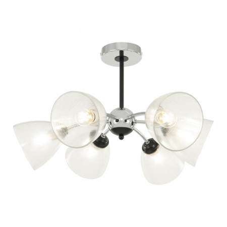 Люстра на штанге Arte Milano 329007/3+3 CR.BK