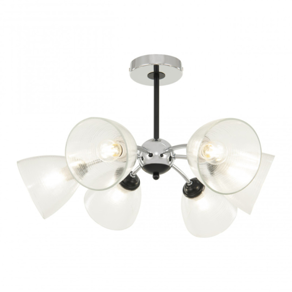 Люстра на штанге Arte Milano 329007/3+3 CR.BK