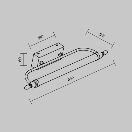 Светильник для картин Maytoni MIR014WL-L12C3K