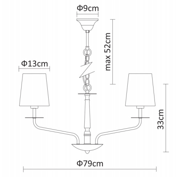 Подвесная люстра ARTE Lamp A1048LM-10CC