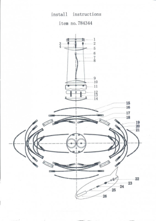 Подвесная люстра Lightstar 784344