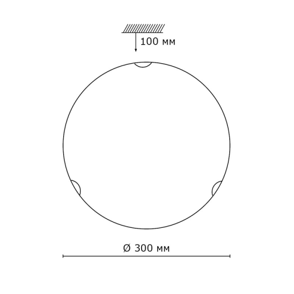 Накладной светильник Sonex 110/K