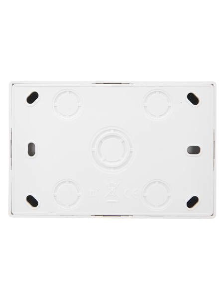 Розетка 2-м ОП LETO с заземл. закрытый корпус ПБТ бел. LEZARD 752-0200-127B