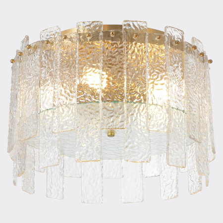 Crystal Lux Светильник потолочный Crystal Lux RICARDO PL5 BRASS