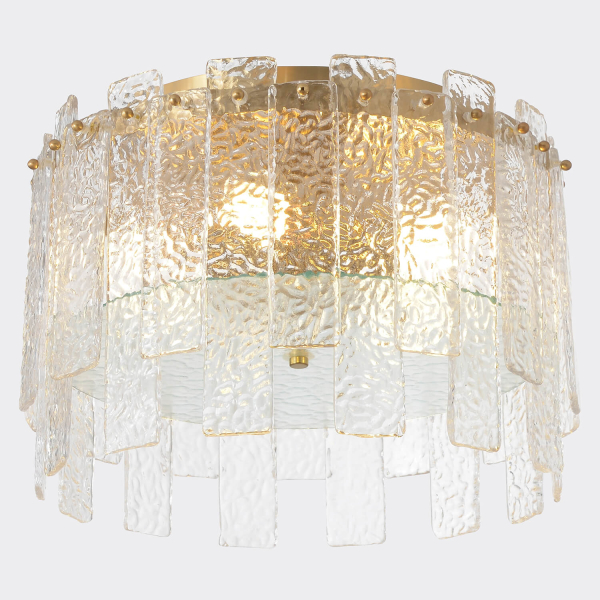 Crystal Lux Светильник потолочный Crystal Lux RICARDO PL5 BRASS