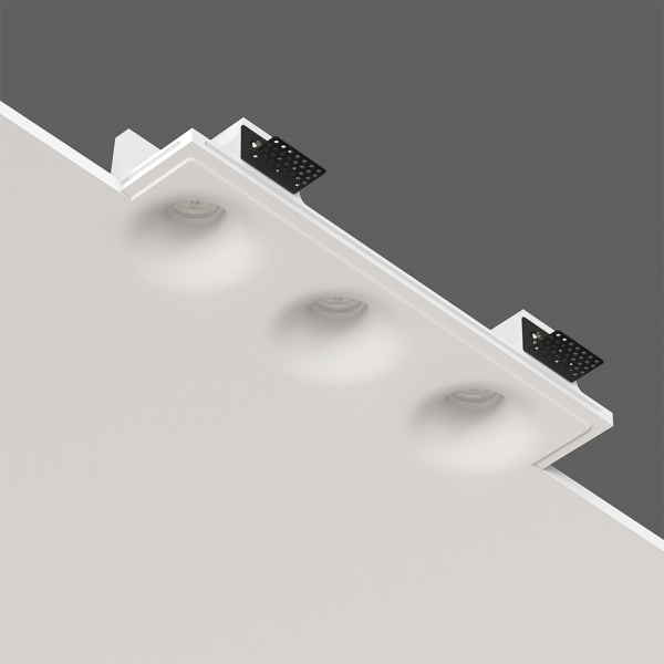 ELEKTRA MINI TRIO Встраиваемый потолочный гипсовый светильник