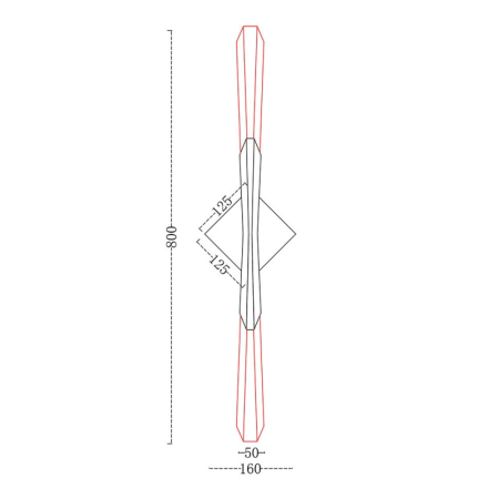 Бра Fluorite FL1205-2W
