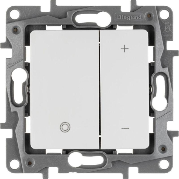 Механизм светорегулятора нажимного СП Etika 400Вт бел. IEK 672218