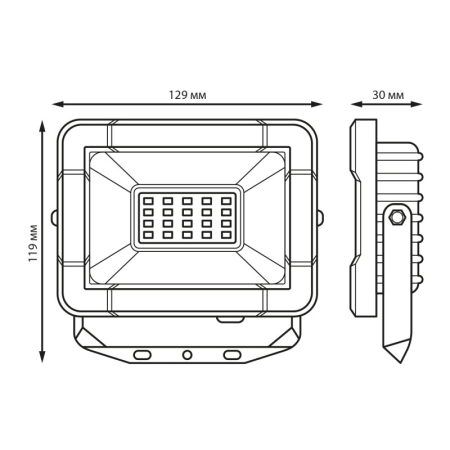 Прожектор Gauss 613100220