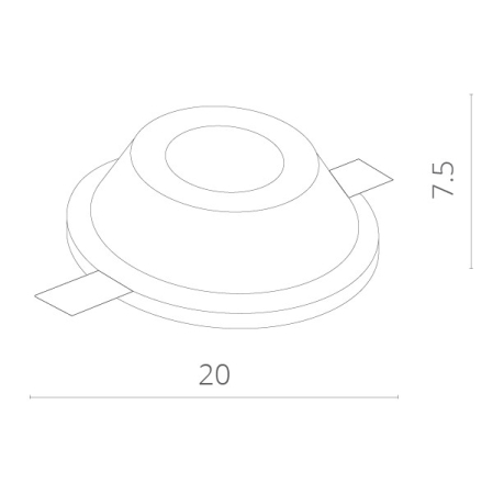 Встраиваемый светильник ARTE Lamp A9270PL-1WH