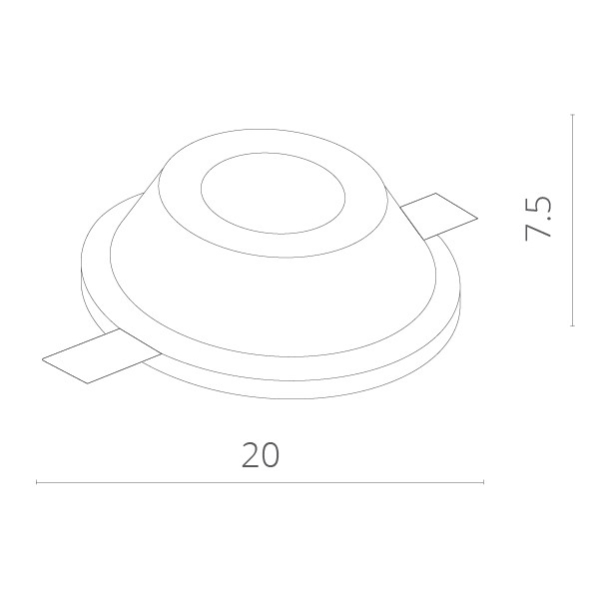 Встраиваемый светильник ARTE Lamp A9270PL-1WH