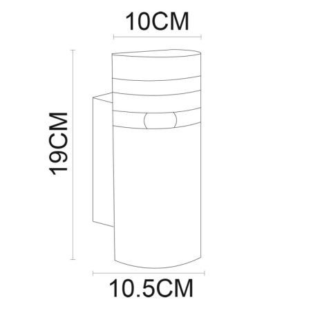 Светильник настенный ARTE Lamp A8162AL-1BK