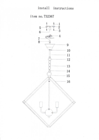 Подвесной светильник Lightstar 732367