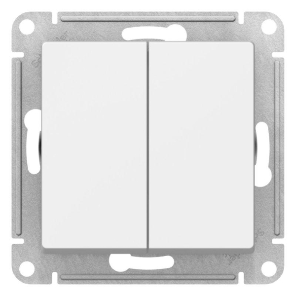 Переключатель 2-кл. AtlasDesign (сх. 6/2) 10AX механизм лотос SE ATN001365