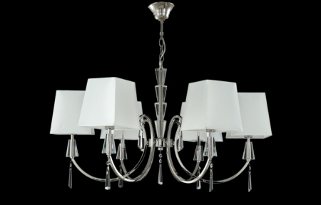 Подвесная люстра Crystal Lux MARSELA SP-PL6 NICKEL