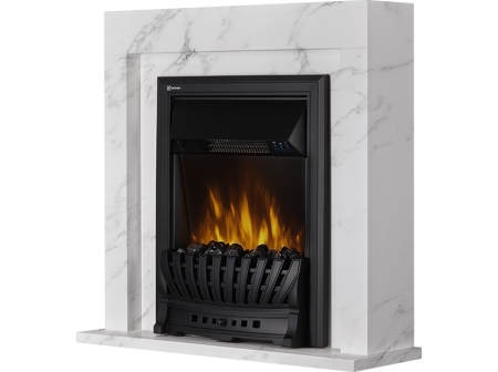 Портал Firelight Simple Classic белый мрамор