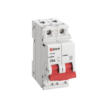 Выключатель нагрузки 2п 25А ВН-63N PROxima EKF S63225