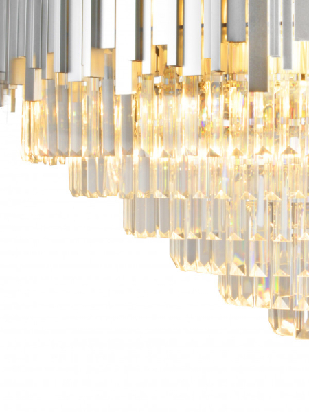 Подвесная люстра Natali Kovaltseva VERTIGO 81440/12C SILVER