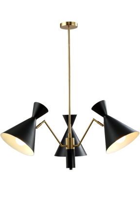 Crystal Lux Люстра Crystal Lux JOVEN SP3 GOLD/BLACK