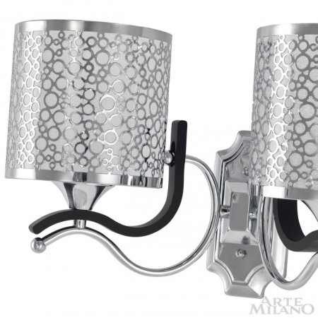 Бра Arte Milano 306787/2W Bk/Ni