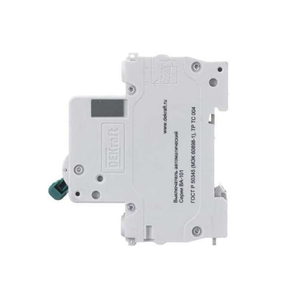 Выключатель автоматический модульный 2п C 63А 4.5кА ВА-101 DEKraft 11072DEK