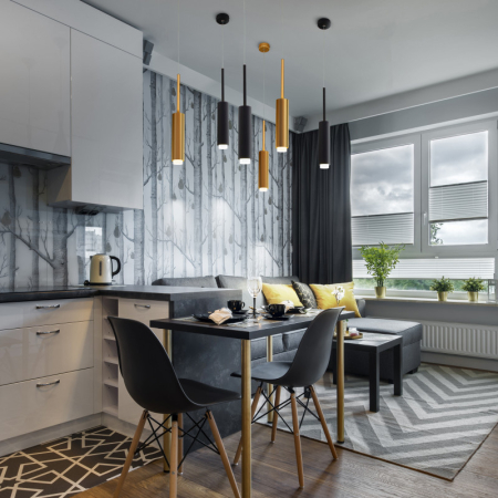 Подвесной светильник Eurosvet 50203/1 LED матовое золото