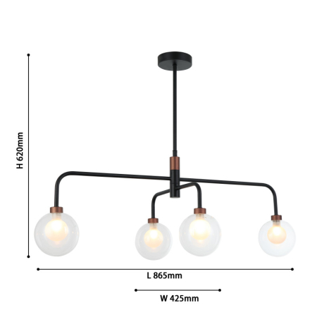 Люстра на штанге F-Promo 2568-4P