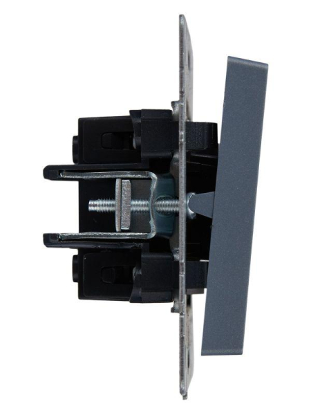 Выключатель проходной 1-кл. СП BRITE ВС10-1-7-БрМ 10А с индик. механизм маренго IEK BR-V12-1-10-K35