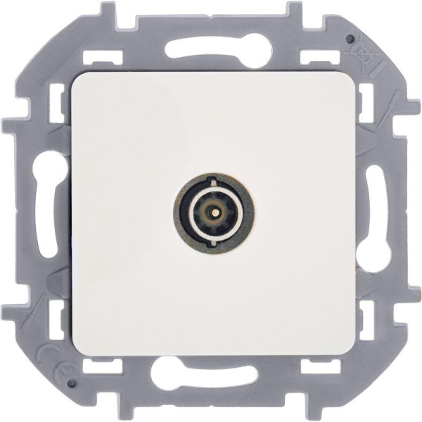 Розетка телевизионная проходная TV Inspiria 14дБ 5-862мГц механизм бел. IEK 673860