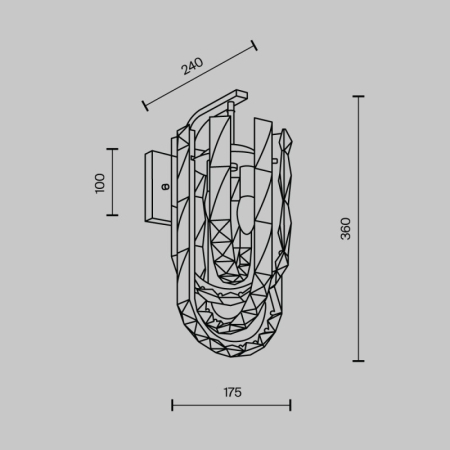 Бра MODELUX ML.6621.02 CR