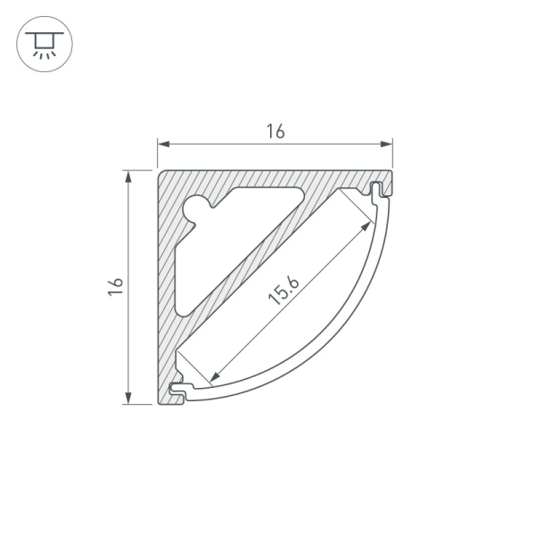 Профиль Arlight 019327