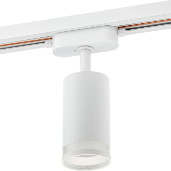 Светильник трековый ARTLINE поворотный 55х55х100мм GU10 230В алюм./пластик. 4кв.м бел. Ritter 59879 8