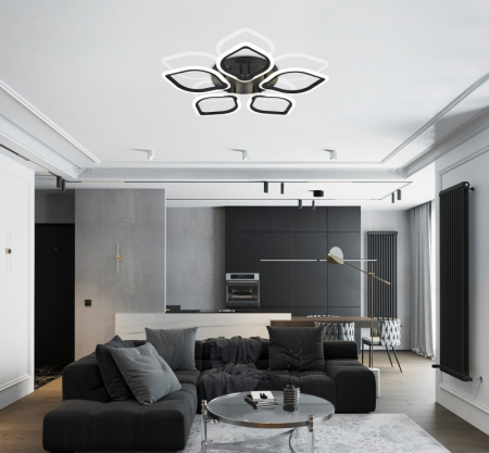 Накладная люстра Natali Kovaltseva LED LAMPS 81200 BLACK