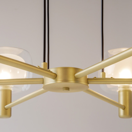 Люстра на штанге Maytoni MOD411PL-06G