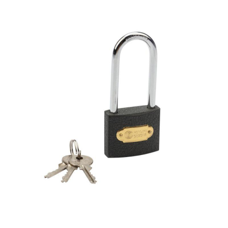 Замок навесной серия Чугун 50мм длинная дужка ЧЕТЫРЕ СЕЗОНА