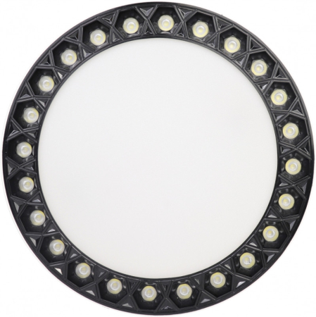 Накладной светильник iLedex 5552-24W-D165-3/4K-WH+BK