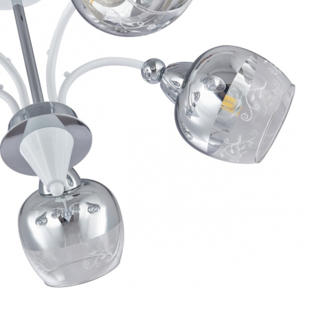 Люстра на штанге Arte Milano 326008/5A WH+CR