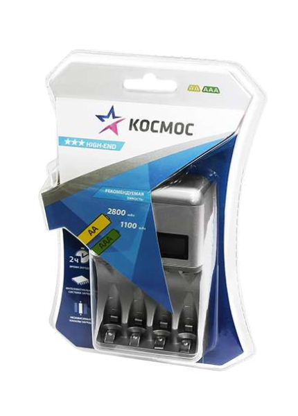 Устройство зарядное КОС 505 (без аккум.) 2.5ч (1-4 АА.ААА) Космос KOC505