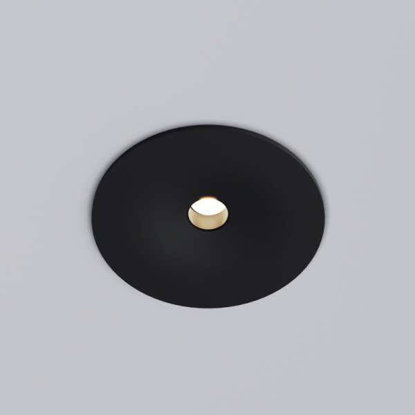 Встраиваемый светильник Elektrostandard 15275/LED 12W 3000K черный