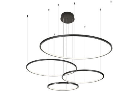 Каскадная люстра Newport 15104/S black glossy