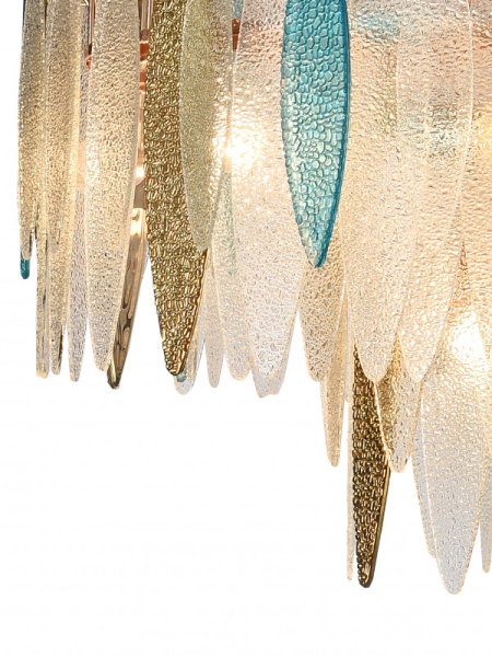 Подвесная люстра Natali Kovaltseva TRIADA 91002/15C GOLD